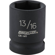 Channellock 1_2 In. Drive 13_16 In. 6-Point Shallow Standard Impact Socket