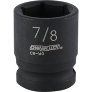 Channellock 1_2 In. Drive 7_8 In. 6-Point Shallow Standard Impact Socket