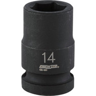 Channellock 1_2 In. Drive 14 mm 6-Point Shallow Metric Impact Socket