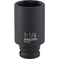 Channellock 1_2 In. Drive 1-1_4 In. 6-Point Deep Standard Impact Socket