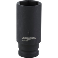 Channellock 1_2 In. Drive 1 In. 6-Point Deep Standard Impact Socket