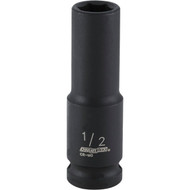 Channellock 1_2 In. Drive 1_2 In. 6-Point Deep Standard Impact Socket