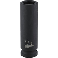 Channellock 1_2 In. Drive 5_8 In. 6-Point Deep Standard Impact Socket