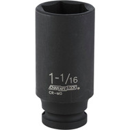 Channellock 1_2 In. Drive 1-1_16 In. 6-Point Deep Standard Impact Socket