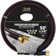 Best Garden Extra Heavy Duty Premium Rubber 5_8 In. Dia. x 50 Ft. L. Drinking Water Safe Hot Water Hose