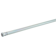 Zenith Zenna Home Straight 42 In. To 72 In. Adjustable Tension Shower Rod in Chrome