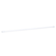 Zenith Zenna Home Straight 42 In. To 72 In. Adjustable Tension Shower Rod in White