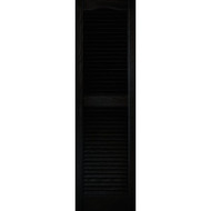 Builders Edge 15 In. x 52 In. Vinyl Louvered Shutter  (2-Pack)