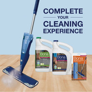 Bona 4 In. W. x 15 In. L. Microfiber Cleaning Pad Mop Refill