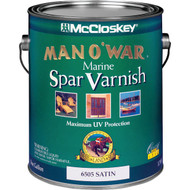 McCloskey Man O'War VOC Satin Spar Interior & Exterior Varnish  Gallon