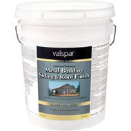 Valspar 5 Gal. White Semi-Gloss Metal Building Paint