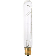 Satco 25W Clear Intermediate Base T6.5 Incandescent Tubular Appliance Light Bulb