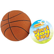Westminster Pet Ruffin' it 2-3_4 In. W. x 2-3_4 In. H. x 2-3_4 In. L. Squeaky Basketball Vinyl Dog Toy