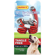 Westminster Pet Ruffin' it Tangle Free Large Dog Tie-Out Cable  12 Ft.