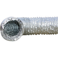 Builders Best SilverDuct 4 In. x 8 Ft. Aluminum_Polyester Flexible Transition Dryer Duct