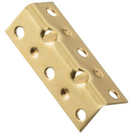 National Catalog V113 Series 2-1_2 In. x 3_4 In. Brass Corner Brace (4-Count)