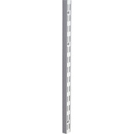 Knape & Vogt 82 Series 16-1_2 In. Titanium Steel Heavy-Duty Double-Slot Shelf Standard