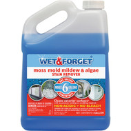 Wet & Forget 1 Gal. Liquid Concentrate Moss  Mold  Mildew  & Algae Stain Remover