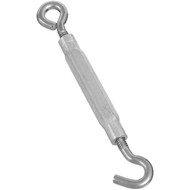 National 1_4 In. x 7-1_2 In. Stainless Steel Hook & Eye Turnbuckle