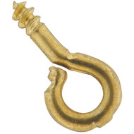 National #214-1_2 Brass Small Screw Eye (7 Ct.)