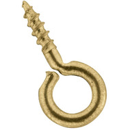 National #217-1_2 Brass Small Screw Eye (7 Ct.)