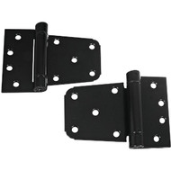 National 3-1_2 In. Black Heavy-Duty Gate Hinge Set (2 Count)