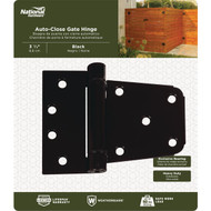 National 3-1_2 In. Black Heavy-Duty Spring Gate Hinge