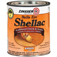 Zinsser Bulls Eye Amber Shellac  Quart