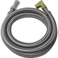 B&K SureDry 3_8 In. x 3_8 In. x 60 In. L Stainless Steel Dishwasher Connector