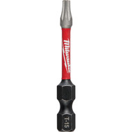 Milwaukee SHOCKWAVE T15 TORX 2 In. Power Impact Screwdriver Bit