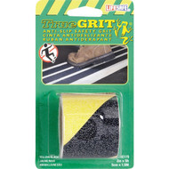 LIFESAFE 2 In.x 5 Ft. Yellow_Black Anti-Slip Walk Safety Tape