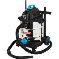 Channellock 8 Gal. 4.0-Peak HP Stainless Steel Wet_Dry Vacuum