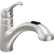 Moen Renzo 1-Handle Lever Pull-Out Kitchen Faucet  Stainless Steel