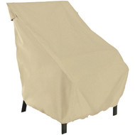 Classic Accessories 25 In. W. x 26 In. H. x 28.5 In. L. Tan Polyester_PVC Chair Cover