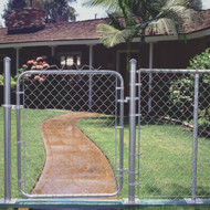Midwest Air Tech Single Walk 35 In. W. x 46 In. H. Chain Link Gate