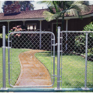 Midwest Air Tech Single Walk 43 In. W. x 46 In. H. Chain Link Gate