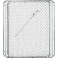 Midwest Air Tech Double Drive 114 In. W. x 72 In. H. Chain Link Gate
