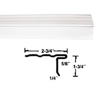 Klauer LL6 Roof Edge Flashing  White