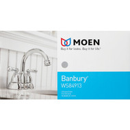 Moen Banbury 2-Handle Lever Centerset Bathroom Faucet with Pop-Up  Chrome