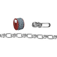 Campbell #3_0 50 Ft. Zinc-Plated Low-Carbon Steel Coil Chain