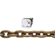 Campbell 3_8 In. 45 Ft. Yellow Chromate Finished Heat Treated Carbon Steel Coil Chain