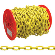 Campbell 3_16 In. 100 Ft. Yellow Poly-Coated Low-Carbon Steel Coil Chain