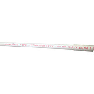 Charlotte Pipe 1_2 In. x 20 Ft. Cold Water PVC Pressure Pipe  SDR 13  Belled End