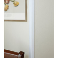 Wallprotex 1-1_8 In. x 8 Ft. White Self-Adhesive Corner Guard