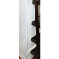 Wallprotex 1-1_8 In. x 4 Ft. White Self-Adhesive Corner Guard