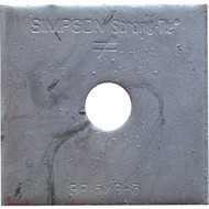 Simpson Strong-Tie 5_8 in. x 3 in. Steel Uncoated Bearing Plate