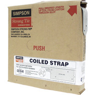 Simpson Strong-Tie 1-1_4 in. x 25 ft. Galvanized Steel 16 Gauge Coiled Strapping