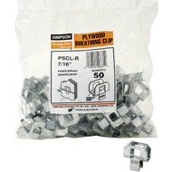 Simpson Strong-Tie 7_16 In. Galvanized Steel 20 ga Plywood Clip (50-Pack)