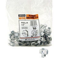 Simpson Strong-Tie 1_2 In. Galvanized Steel 20 ga Plywood Clip (50-Pack)