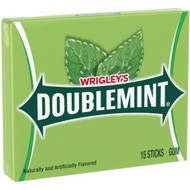 Wrigley's Doublemint Spearmint Chewing Gum (15-Piece)
